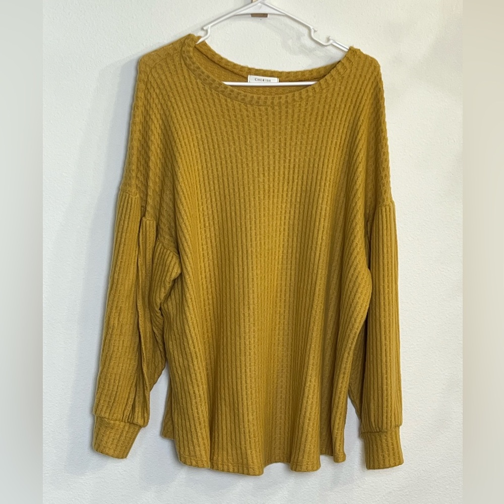 Cherish Mustard Sweater